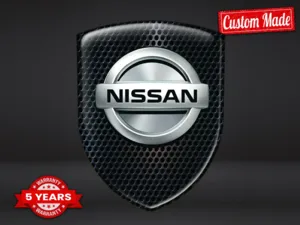 Nissan Emblema En Relieve Premium Elegante Pegatinas Gama Alta